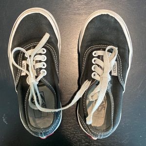 Kids Black Vans sz 11